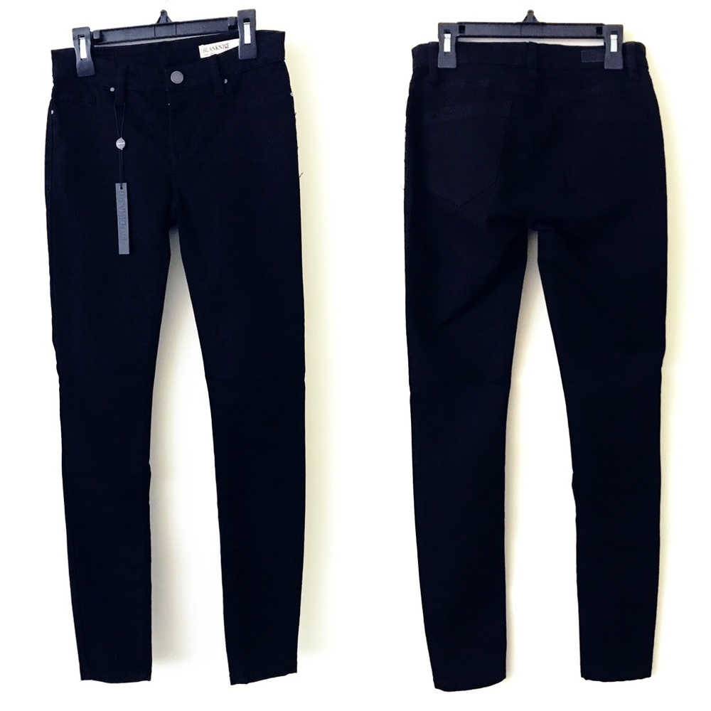 BLANK NYC Black Spray-On Skinny Jeans New